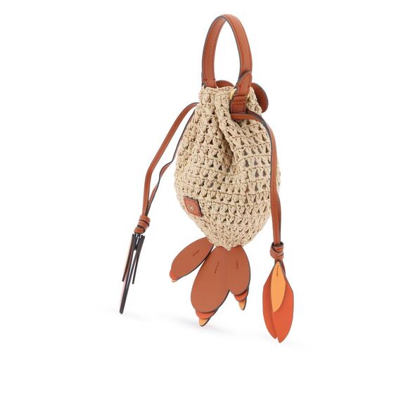 ANYA HINDMARCH Raffia Gold Fish Handbag - Picture 2 of 3